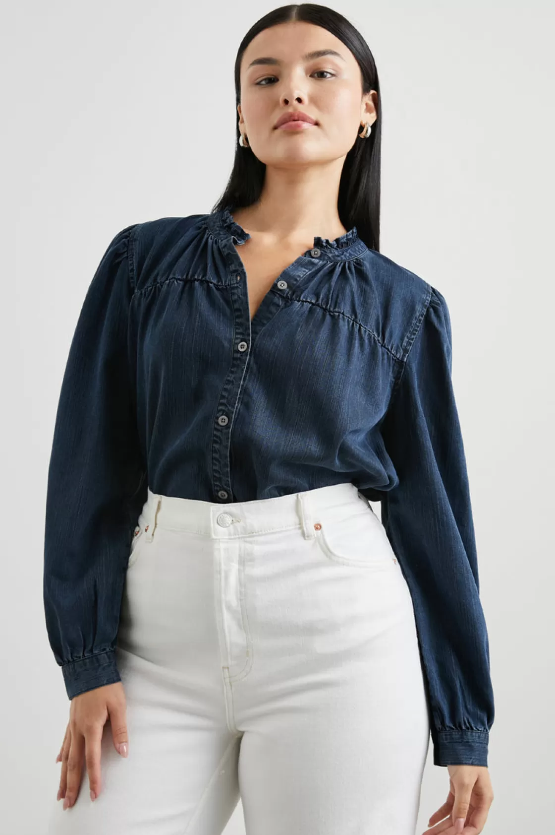 Rails CAMILLE TOP - DARK VINTAGE WASH | Women The Eco Collection | Tops