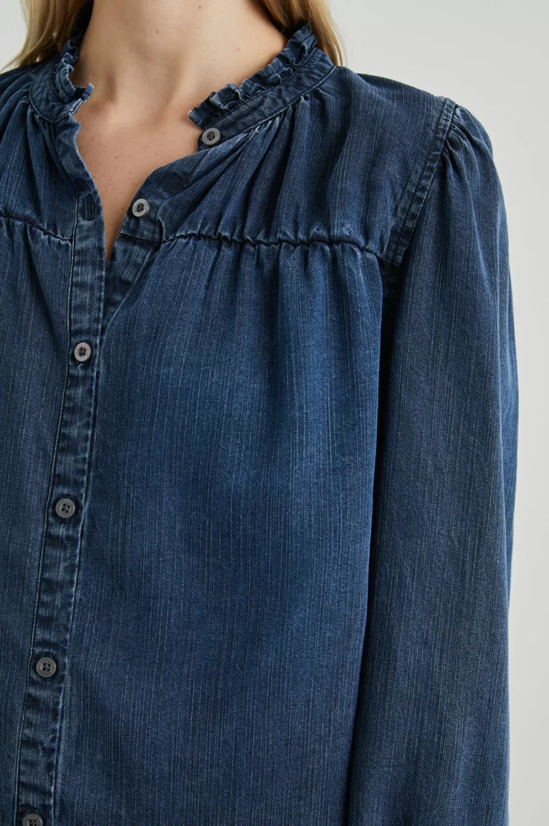 Rails CAMILLE TOP - DARK VINTAGE WASH | Women The Eco Collection | Tops