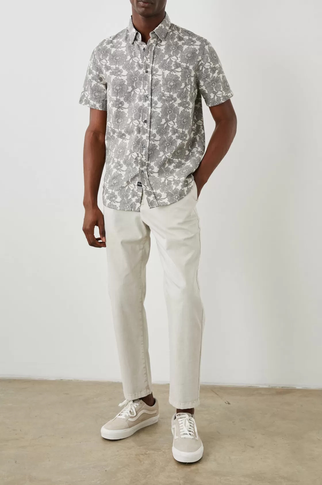 Rails FAIRFAX SHIRT - DAPPLED PETAL MONOCHROME | Casual Suiting | Shirts