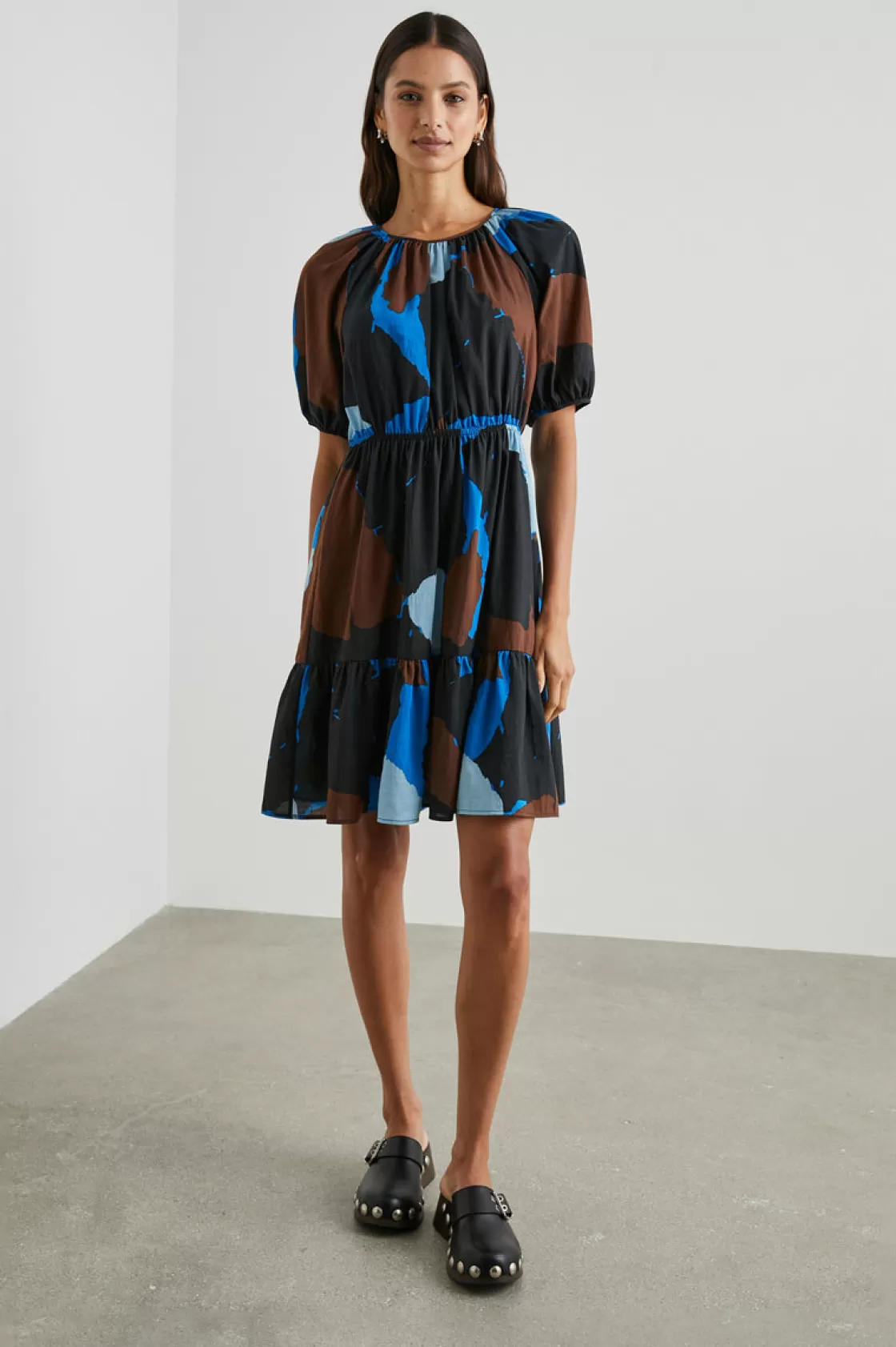 Rails KHLOE DRESS - BLUE MULTI COLOR BLOCK | Women Dresses & Rompers