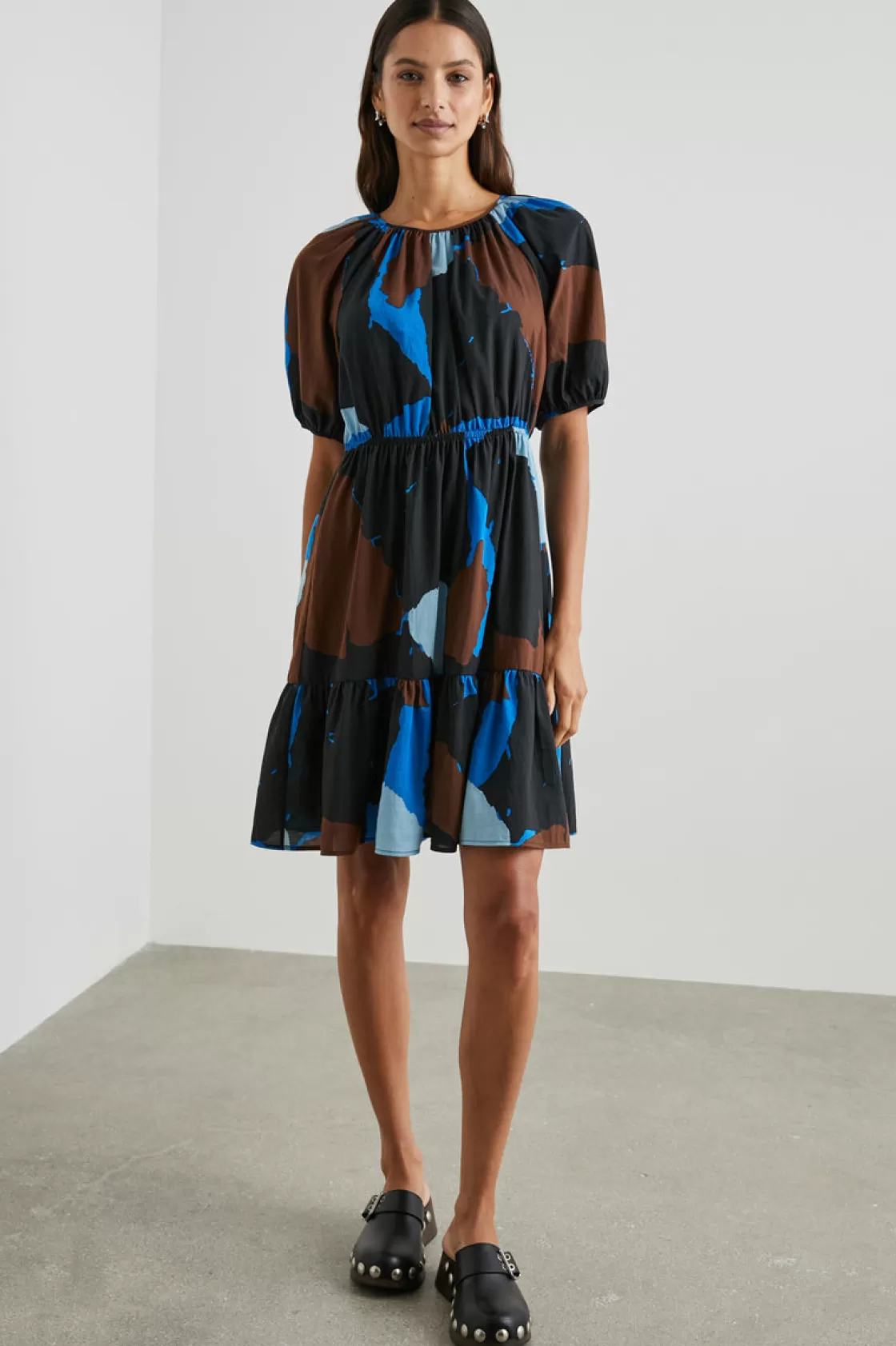 Rails KHLOE DRESS - BLUE MULTI COLOR BLOCK | Women Dresses & Rompers